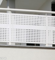 lamiera forata, parapetto balcone