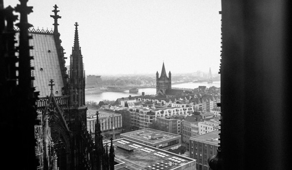 L’architettura e la città di Colonia. Reportage fotografico Colonia, vista dalla torre del duomo